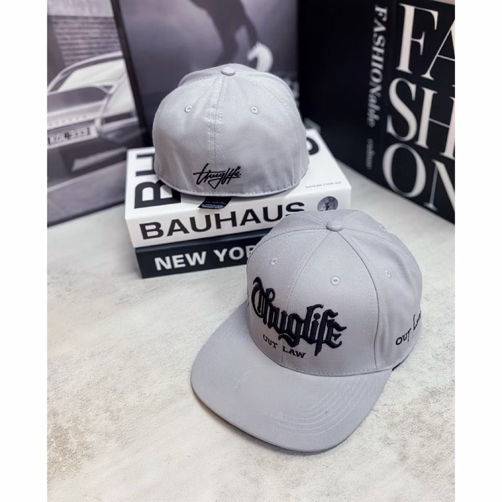 MŨ HIPHOP,SNAPBACK BÍT ĐUÔI THUGLIFE PHONG CÁCH UNISEX