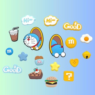 CHARM DORAEMON: SET CÁNH CỬA THẦN KỲ- CHARM GẮN DÉP SIÊU HOT- SẴN NÚT