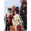 Set 2 chi tiết, váy dạ phối túi S191 SM hồng, vàng
