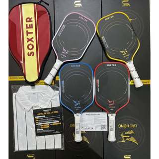 [CHÍNH HÃNG]Vợt Pickleball Soxter Lạc Hồng Âm Vang Từng Cú Đánh Mặt Vợt Carbon Siêu Bền Siêu Nhám