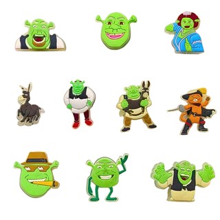 CHARM PHÁT SÁNG: QUÁI VẬT XANH SHREK - CHARM GẮN DÉP DỄ THƯƠNG