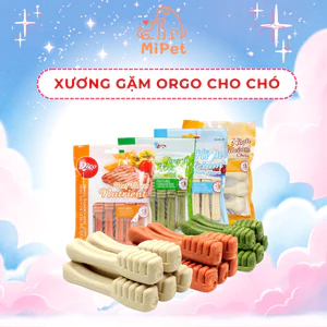 Xương gặm Orgo cho chó - Sạch răng - Thơm miệng - Bổ sung canxi cho cún