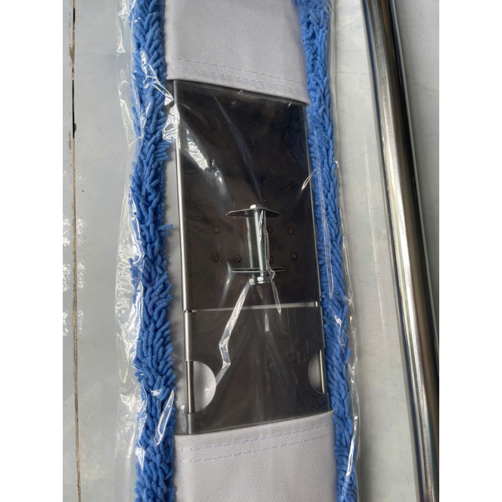 Bộ Cây Lau Nhà Tấm San Hô 60cm Loại Xịn - Bẹ inox Đặc