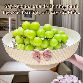 Khay Đựng Hoa Quả Bánh Kẹo Uforu Cao Cấp Chất Liệu Nhựa PET Phong Cách Hiện Đại Sang Trọng