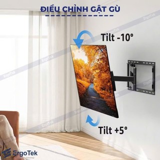 GIÁ TREO TIVI XOAY VUÔNG GÓC ERGOTEK E900 47 – 90 INCH