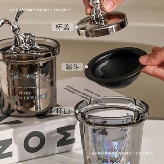 Gạt Tàn Họa Tiết Gấu Thỏ Có kèm Xốp Bọt Gia Dụng