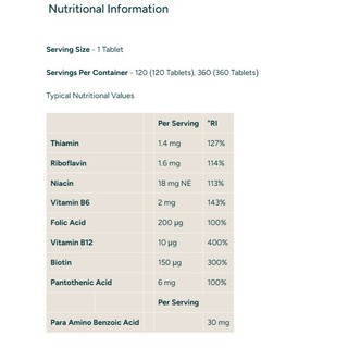 Viên uống 𝐕𝐢𝐭𝐚𝐦𝐢𝐧 𝐁 𝐂𝐨𝐦𝐩𝐥𝐞𝐱 360 viên - hãng Myvitamins