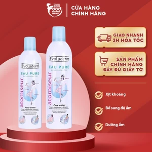 Xịt Khoáng Cấp Nước Evoluderm Atomiseur Eau Pure Water