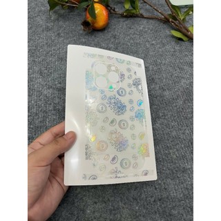[Hot] Miếng dán PPF Ông Thần Tài vân nổi hiệu ứng bảy màu trong nhám cho Điện Thoại