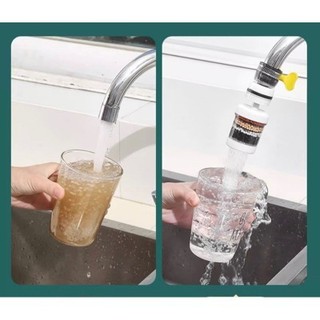 Đầu Lọc Vòi Nước 6 Lớp Lọc Nước Chống Văng Có Thể Điều Chỉnh