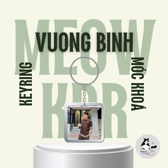 Móc khoá/Keyring cực nét ca sĩ Vương Bình - Anh trai say Hi 2025
