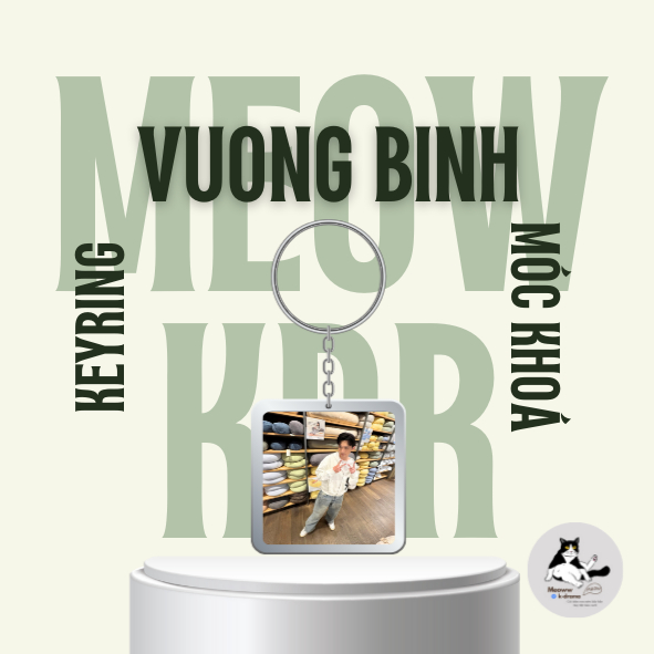 Móc khoá/Keyring cực nét ca sĩ Vương Bình - Anh trai say Hi 2025