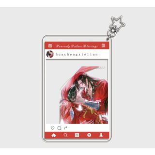 [HÀNG SẴN – NEW 2025] Móc Khóa Thiên Quan Tứ Phúc BL | Khung IG CP Hoa Thành – Tạ Liên | Acrylic Trong Suốt Keychain