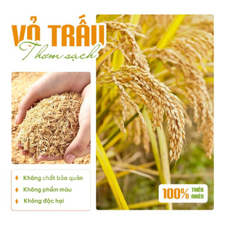 Trấu/Vỏ Trấu/Trấu Sống Sạch Đã Qua Xử Lí An Toàn Cho Cây Trồng, Không Sử Dụng Chất Độc Hại