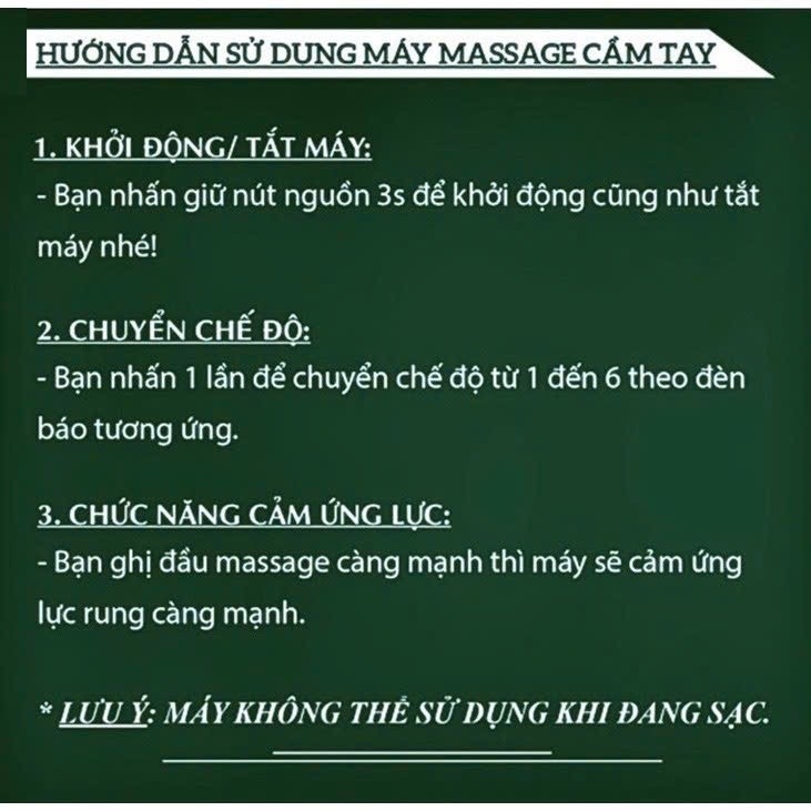 Súng massage cầm tay mini, Máy massage cầm tay mini 6 cấp độ chuyên sâu chính hãng - giảm đau mỏi cơ