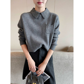𝐏𝐡𝐢𝐞𝐧 𝐖𝐆𝐖𝐄 | (Sẵn) W8419 Áo Polo Len Form Vừa Thanh Lịch Trơn Basic