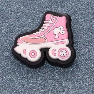 CHARM CHÍNH HÃNG: CHARM GẮN DÉP HỒNG BARBIE- HÀNG CHẤT DÀY - CỨNG- NÚT GẮN XỊN