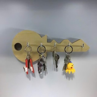 MÓC TREO CHÌA KHÓA QUẦN ÁO DÁN TƯỜNG BẰNG GỖ DECOR NHIỀU HÌNH XINH XẮN TIỆN LỢI