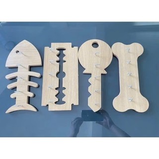 MÓC TREO CHÌA KHÓA QUẦN ÁO DÁN TƯỜNG BẰNG GỖ DECOR NHIỀU HÌNH XINH XẮN TIỆN LỢI