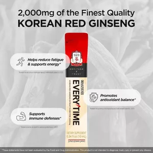 JUNG KWAN JANG 10 gói nước hồng sâm đỏ Everytime Korean Red Ginseng Extract