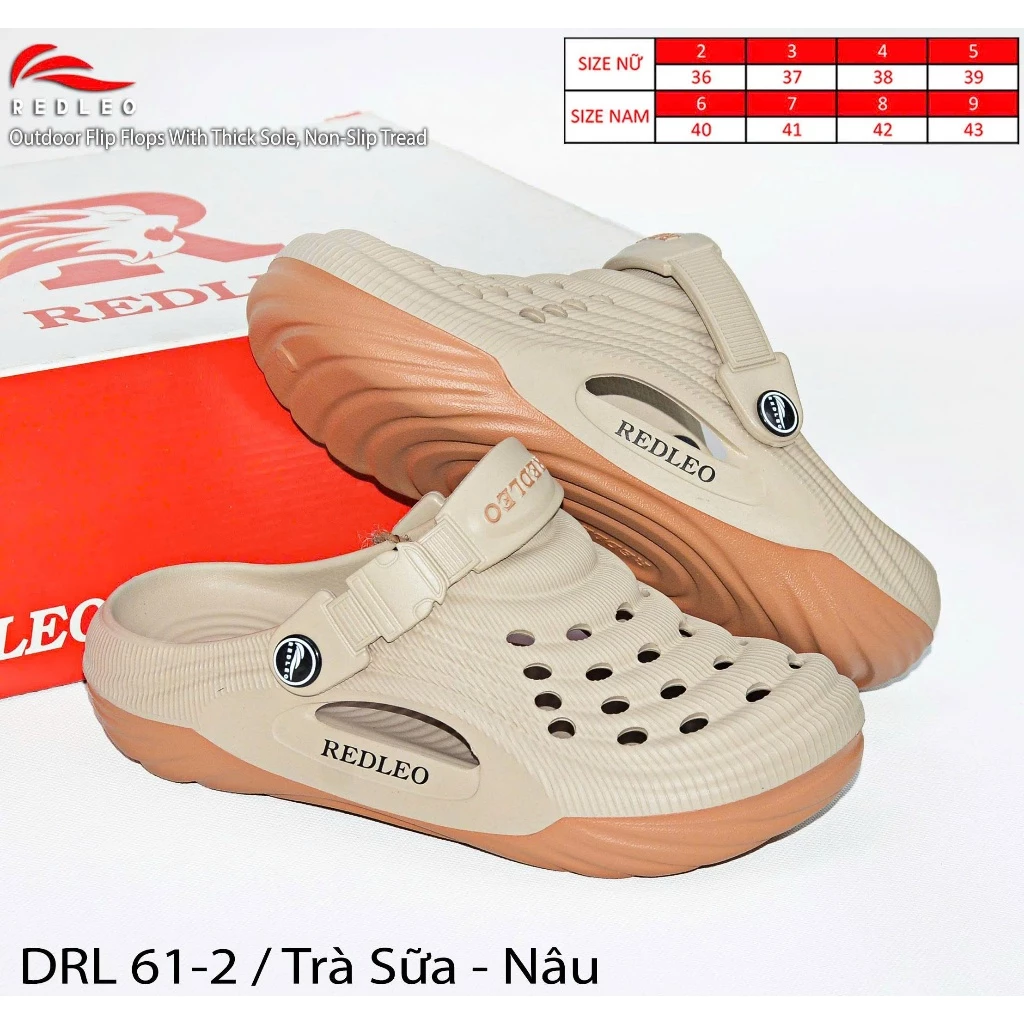 Dép sục REDLEO_DRL_61 nhìn tổng thể