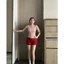 Áo Babytee Nữ Chấm Bi TUAN LE CLOTHING Áo Thun Phông Nữ Cổ Tròn Co Giãn Ôm Body Tôn Dáng <70kg Size