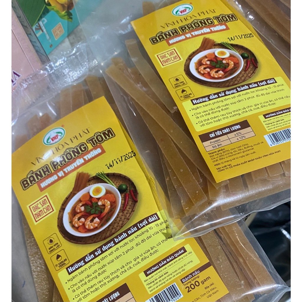 200g Bánh phồng tôm sợi phở