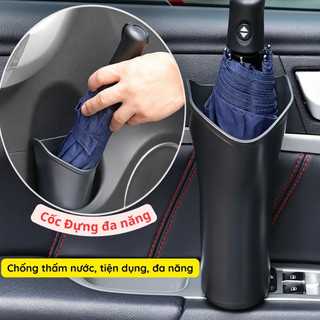 Cốc đựng Ô chống ướt ô tô -  Hốc đựng đồ đa năng chống thấm – Tiện lợi cho xe Ô Tô
