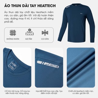 Áo thun dài tay nam thể thao Mentois, chất vải thun cao cấp co giãn thâm hút cực tốt MDT01