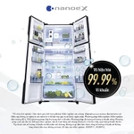 [Chỉ giao miền Bắc] Tủ lạnh Panasonic Inverter 550 lít NR-DZ601VGKV Đông mềm diệt khuẩn Ngăn rau lớn — ảnh 5