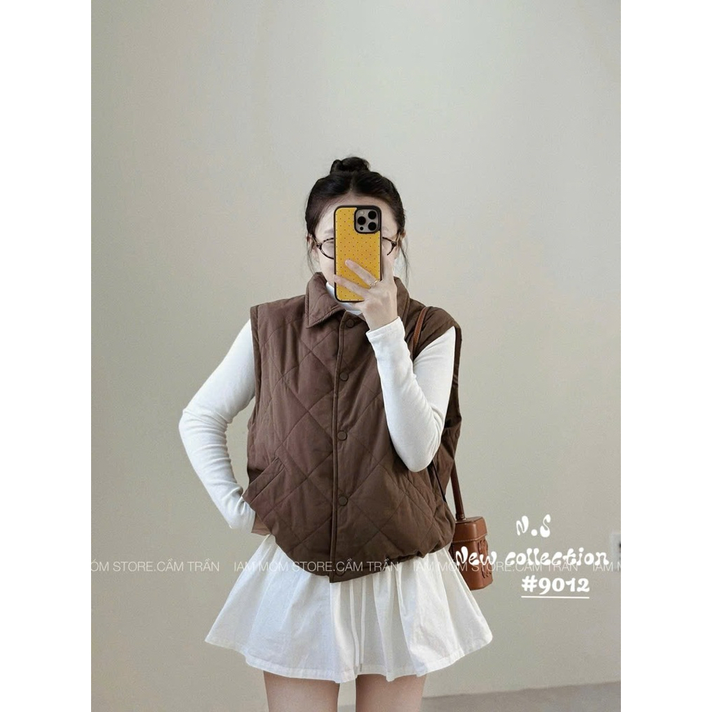 [𝐒𝐮𝐙𝐲] Áo Phao Gile Trần Trám Bông Mỏng ID QCCC Loại 1 (50-55kg)