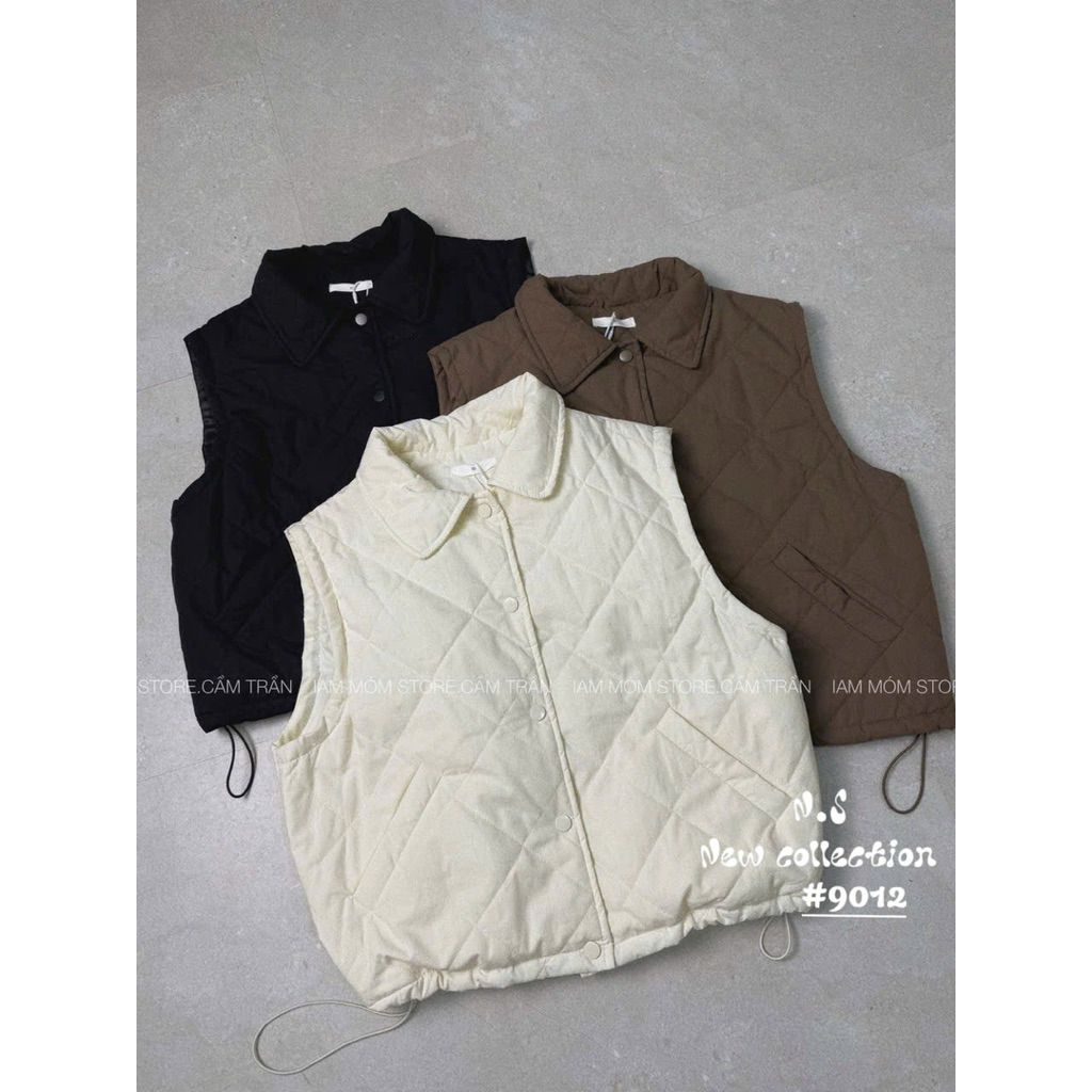 [𝐒𝐮𝐙𝐲] Áo Phao Gile Trần Trám Bông Mỏng ID QCCC Loại 1 (50-55kg)