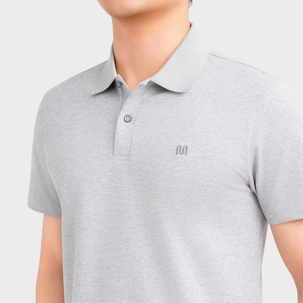 Áo Polo Nam Xám Insidemen Regular Fit Polyester Spandex Thoáng Khí IPS097EDP01