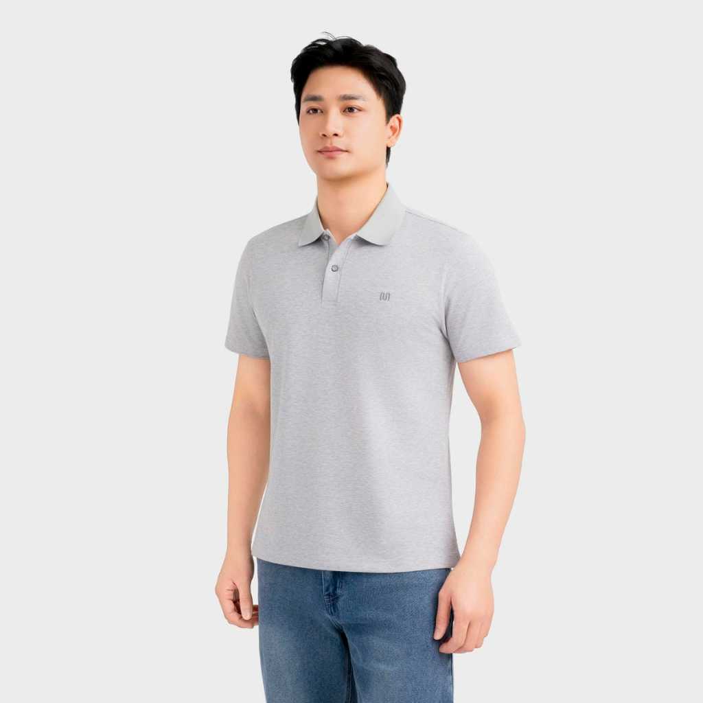 Áo Polo Nam Xám Insidemen Regular Fit Polyester Spandex Thoáng Khí IPS097EDP01