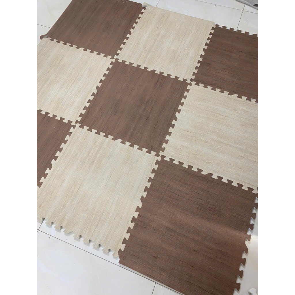 [Hàng siêu dày] Thảm xốp lót sàn vân gỗ 53×53, 45×45, 30×30 Cao Cấp, đủ mẫu để bạn lựa chọn