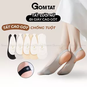 Tất lười nữ đi giày cao gót GOMTAT, vớ chất liệu cotton mang mùa hè, thoáng khí - CAOGOT-SUX-19218