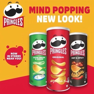 Snack Khoai Tây Chiên 102gr 1lon nhiều vị Pringles 6 loại