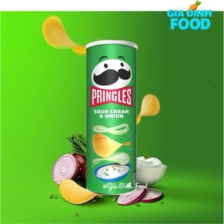 Snack Khoai Tây Chiên 102gr 1lon nhiều vị Pringles 6 loại