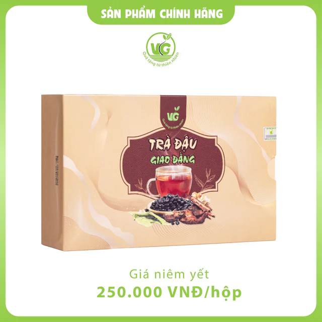 Trà Đậu Giao Đằng [H.à Th.ủ Ô- Đậu Đen- Cỏ Ngọt] Đen Tóc, Tăng Sức Đề Kháng, Bổ Máu