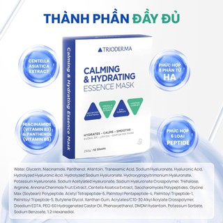 Mặt nạ Tencel Calming & Hydrating Essence Mask Trioderma giữ ẩm tốt, tối đa tinh chất
