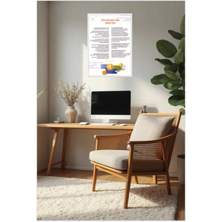 Tranh” THƯ GỬI BẠN $” decal dán tường