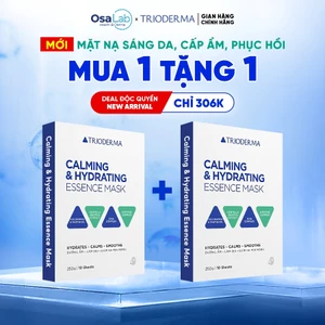Mặt nạ Trioderma sáng da, phục hồi chuyên sâu Calming & Hydrating Essence Mask
