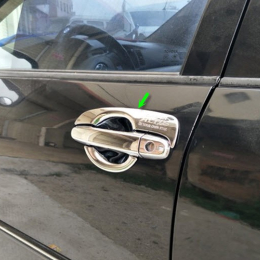 Ốp tay nắm , hõm cửa xe Toyota Altis đời 2003 - 2013 Mạ Crom Cao Cấp