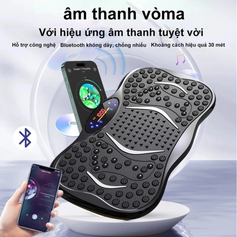 Máy Rung Lắc Toàn Thân Giảm Béo Hiệu Quả - Thiết Bị Giảm Cân, Máy Tập Giảm Mỡ Bụng