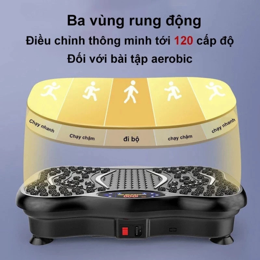 Máy Rung Lắc Toàn Thân Giảm Béo Hiệu Quả - Thiết Bị Giảm Cân, Máy Tập Giảm Mỡ Bụng