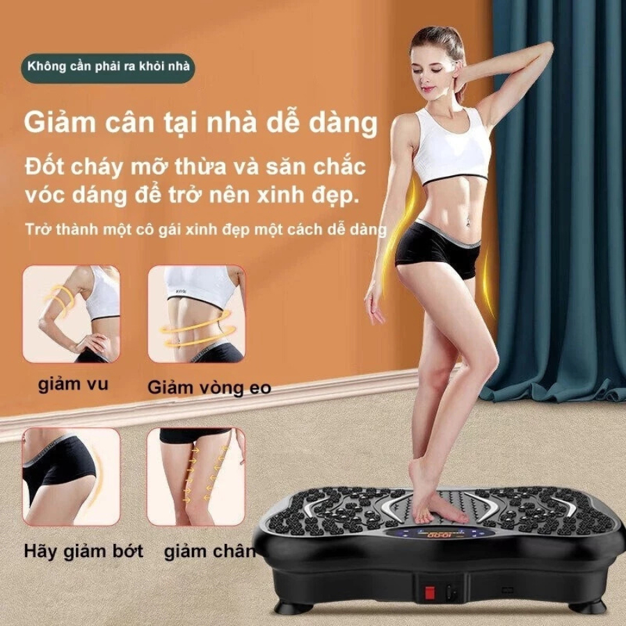 Máy Rung Lắc Toàn Thân Giảm Béo Hiệu Quả - Thiết Bị Giảm Cân, Máy Tập Giảm Mỡ Bụng