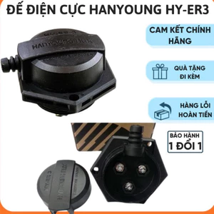Đế giữ điện cực Hanyoung HY-ER3,rơ le mức nước HY-ER3,bộ báo mực nước Hanyoung,cọc báo mức nước 3 chân,đế điện cực,công
