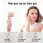 Máy sấy tóc ION Âm Ruby Pro, gỡ tóc sơ rối, giữ tóc mềm mượt, bền đẹp, 1600W, có 3 chế độ nhiệt — ảnh 6