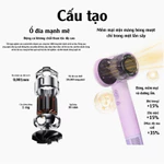 Máy sấy tóc ION Âm Ruby Pro, gỡ tóc sơ rối, giữ tóc mềm mượt, bền đẹp, 1600W, có 3 chế độ nhiệt — ảnh 4