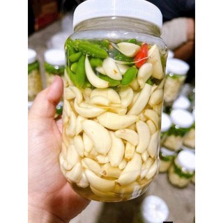 TỎI LÝ SƠN NGÂM CHUA NGỌT - 500Gr
